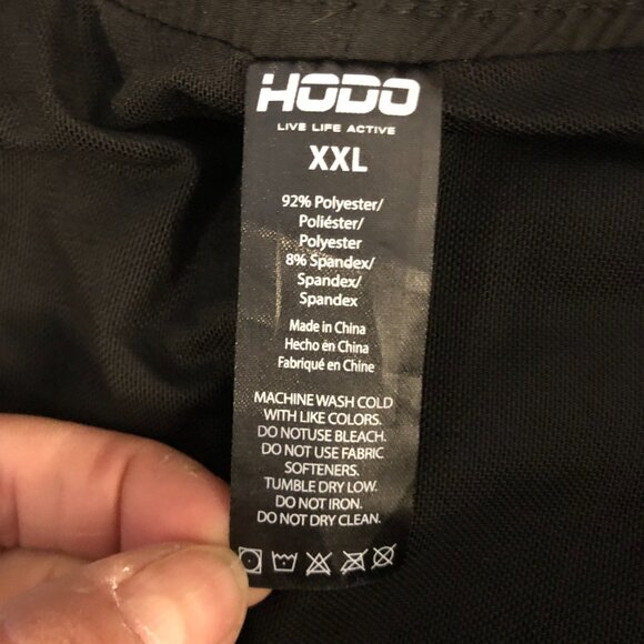 HODO Shorts Men XXL 2XL Active Board 9" Built in Brief Swimwear Trunks Black B83 - Picture 11 of 14